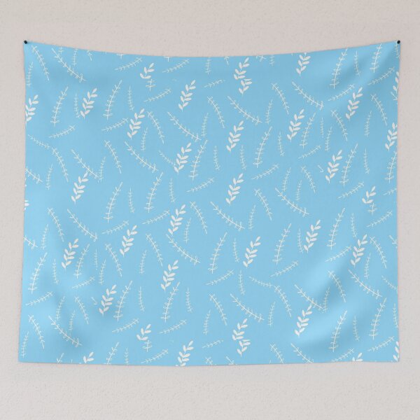 Item preview, Lite blue and white Prints designed and sold by Clumsy Prints.