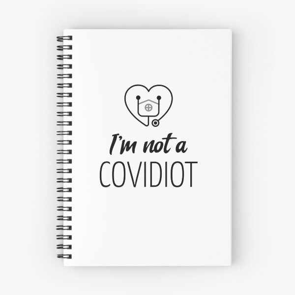 Item preview, I'm not a COVIDIOT designed and sold by Theatre Production Designs.