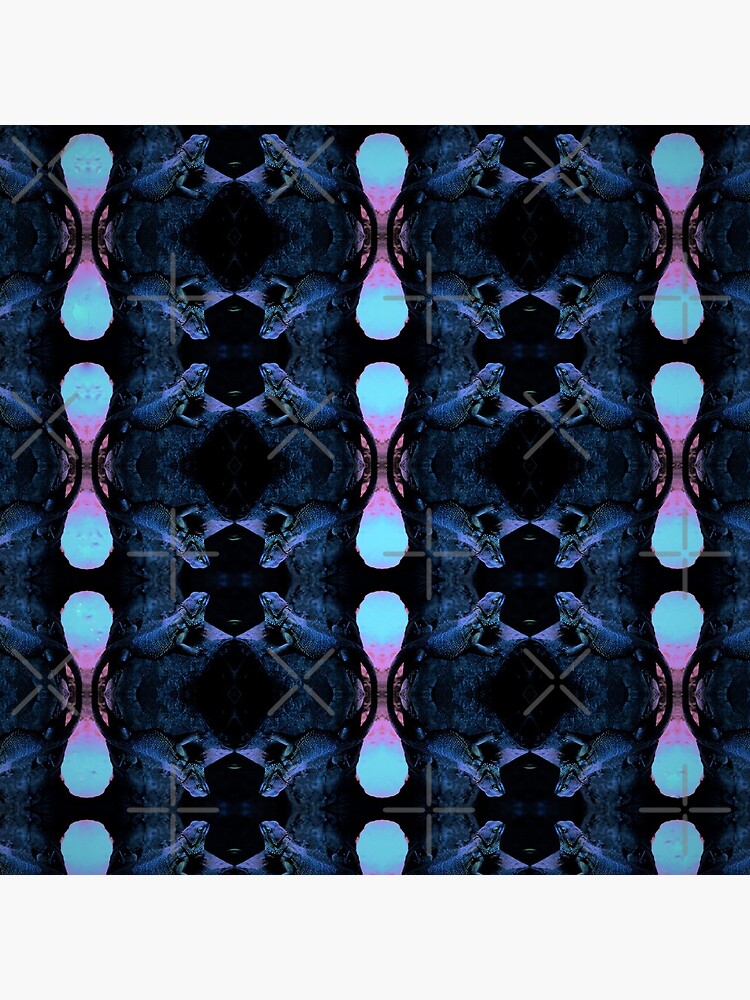 Psychedelic Bearded Dragon Pattern by snibbo71