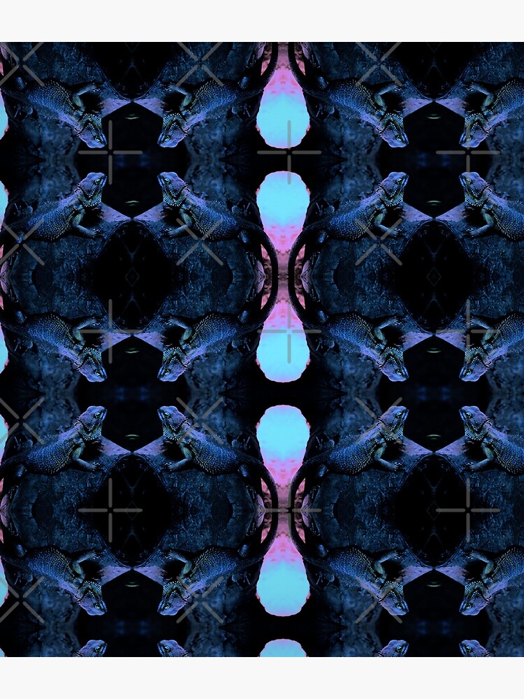Psychedelic Bearded Dragon Pattern by snibbo71