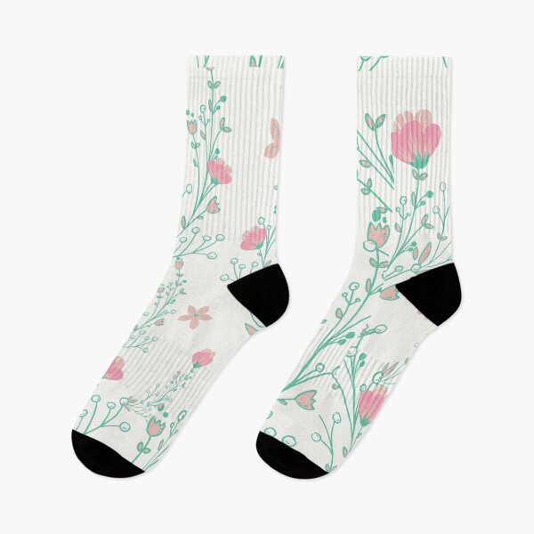 Aperçu de l'œuvre Fleurs de jardin pastel créée et vendue par Clumsy Prints.