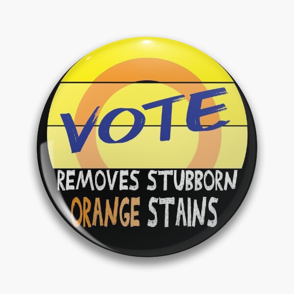 Item preview, Retro Vote Removes Stubborn Orange Stains  designed and sold by AYMEDD.