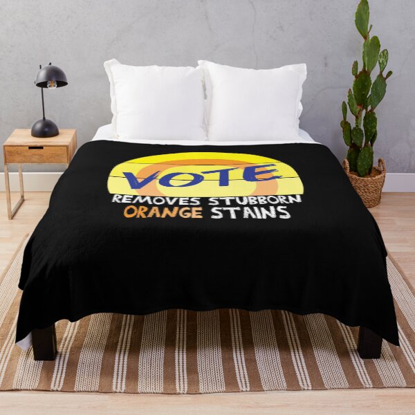 Item preview, Retro Vote Removes Stubborn Orange Stains  designed and sold by AYMEDD.