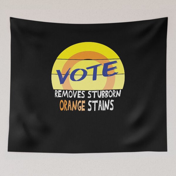 Item preview, Retro Vote Removes Stubborn Orange Stains  designed and sold by AYMEDD.