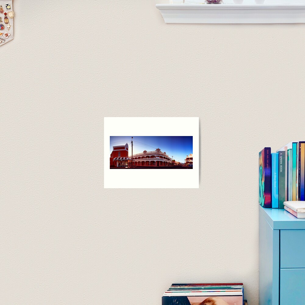 York's historic Gold Rush era streetscape. Art Print
