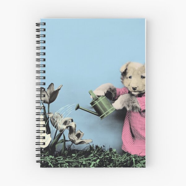 Item preview, Cute Dog Watering Garden designed and sold by Vintage Designs +.