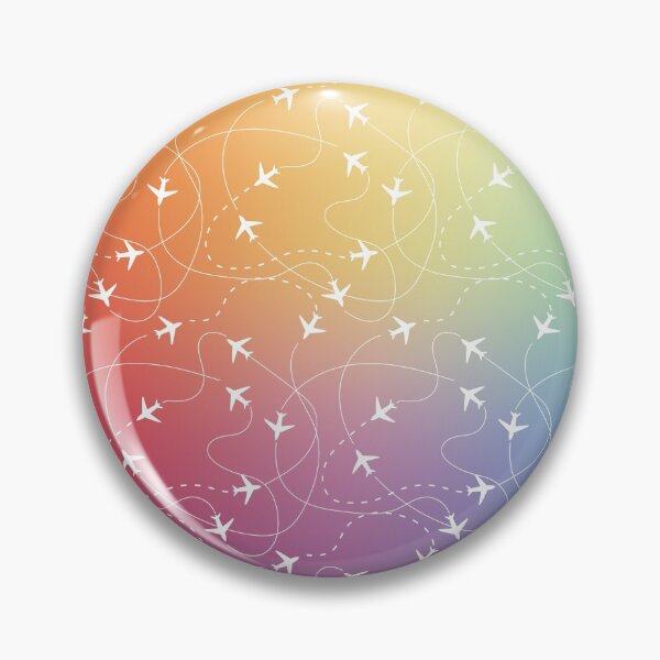 Item preview, Busy Airspace - Rainbow designed and sold by JumpSeatDesign.