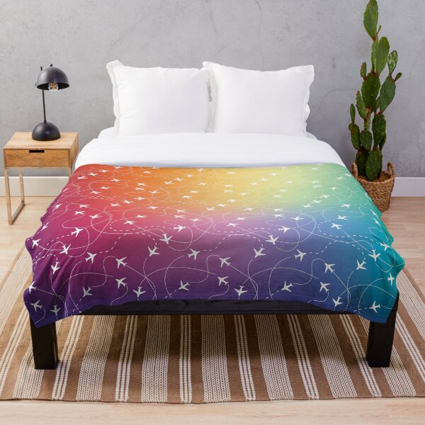 Item preview, Busy Airspace - Rainbow designed and sold by JumpSeatDesign.