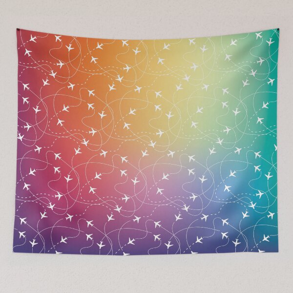 Item preview, Busy Airspace - Rainbow designed and sold by JumpSeatDesign.