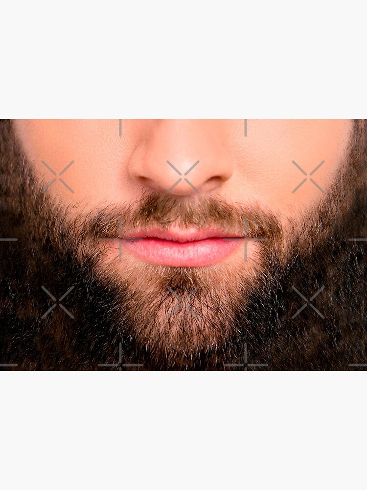 Handsome beard man mask (realistic face) by munizz