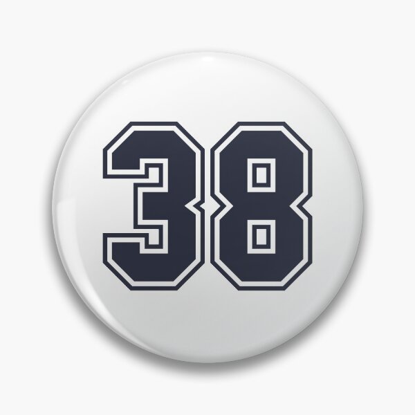 Item preview, 38 Sports Number Thirty-Eight designed and sold by HelloFromAja.