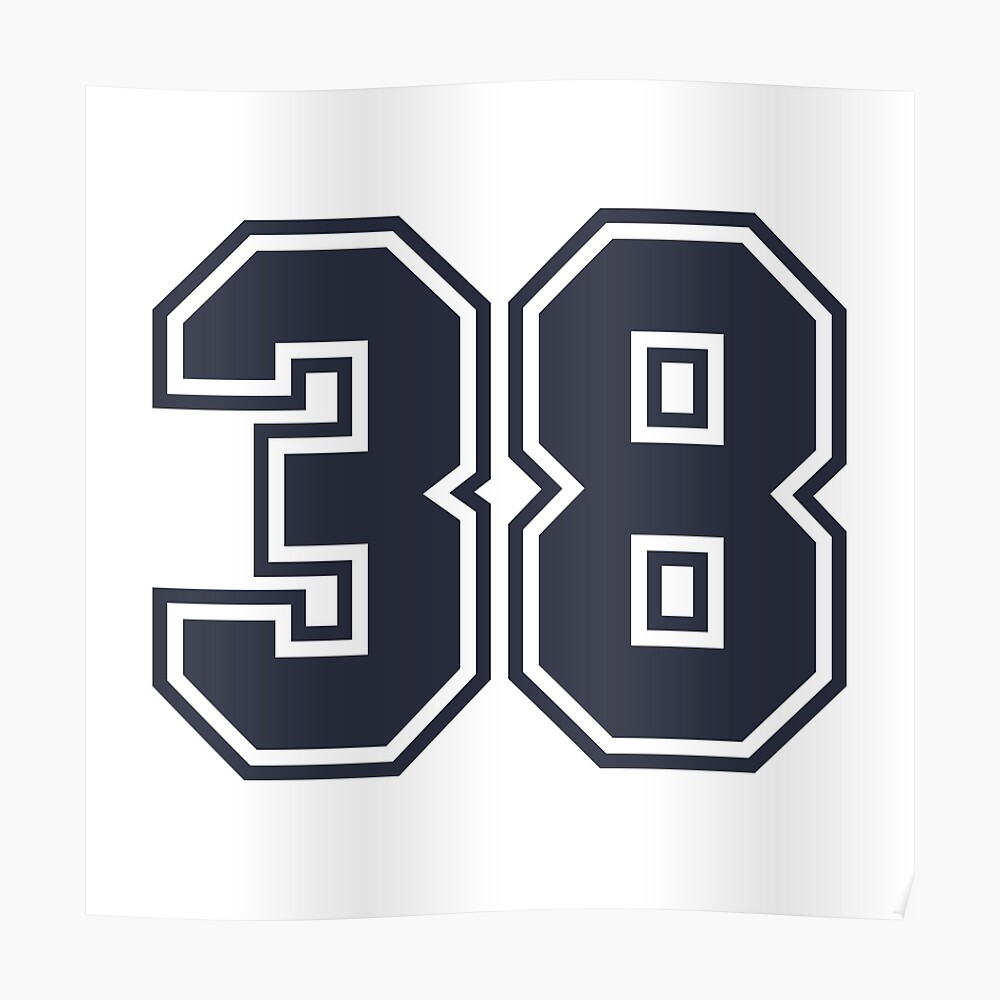 42 Navy Grey Red Sports Number Fourty-Two Sticker for Sale by HelloFromAja