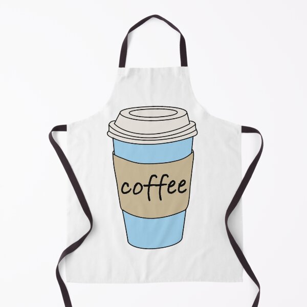 Item preview, blue coffee cup doodle designed and sold by robinverheul.