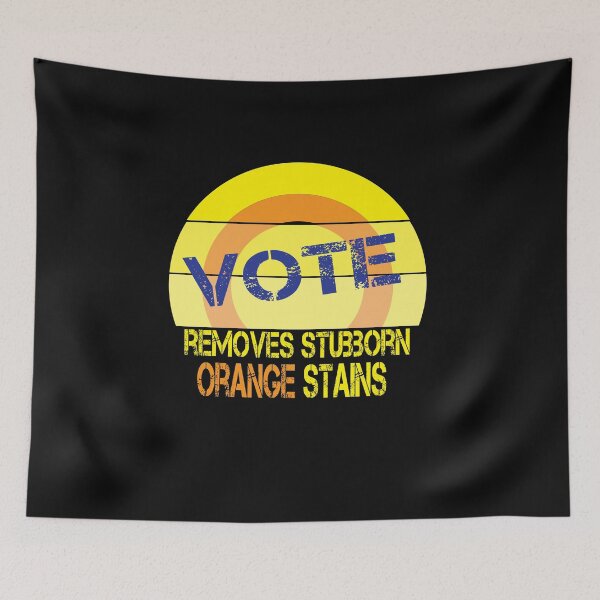 Item preview,  Retro Vote Removes Stubborn Orange Stains  designed and sold by AYMEDD.