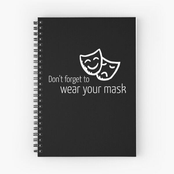 Item preview, Don't forget to wear your mask designed and sold by Theatre Production Designs.