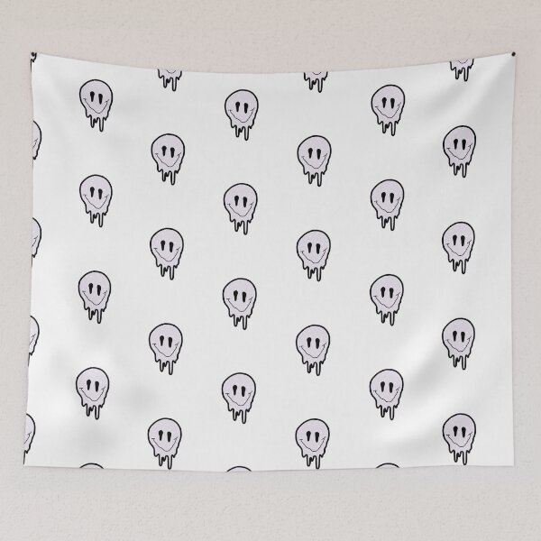 Item preview, pastel purple star drippy smiley face  designed and sold by zarapatel.