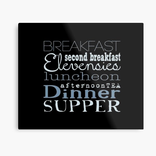 7 meals Metal Print