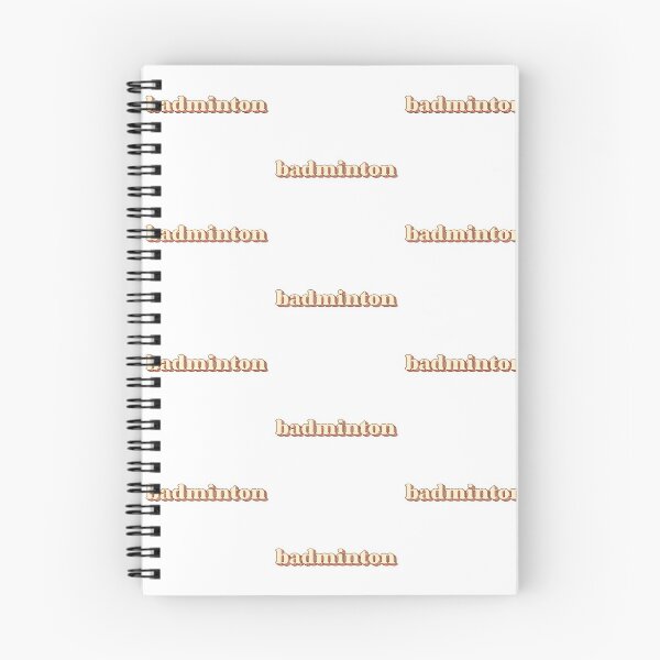 Artikelvorschau, Badminton Word Art entworfen und verkauft von Arexus.