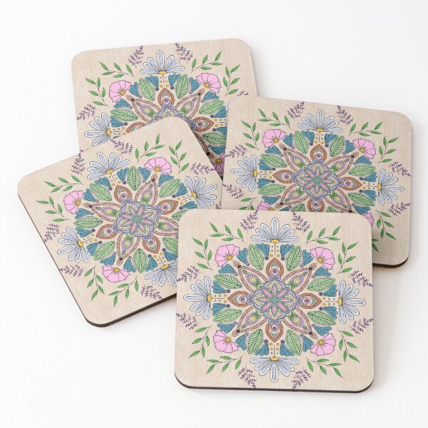 Artikelvorschau, Zen Flower Mandala entworfen und verkauft von Shine Design Blossom.