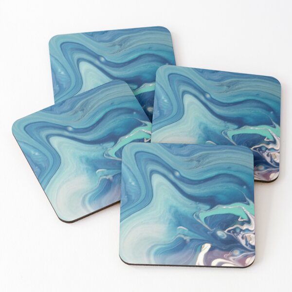 Item preview, Blue acrylic swirl designed and sold by Katkalakosky.