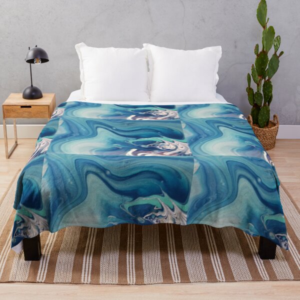 Item preview, Blue acrylic swirl designed and sold by Katkalakosky.