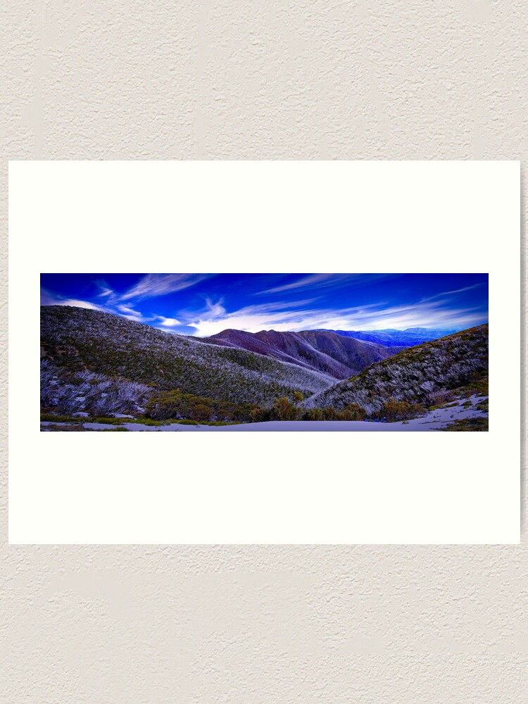 Alternate view of A View from Federation Hut, Victoria, Australia Art Print