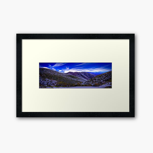 A View from Federation Hut, Victoria, Australia Framed Art Print