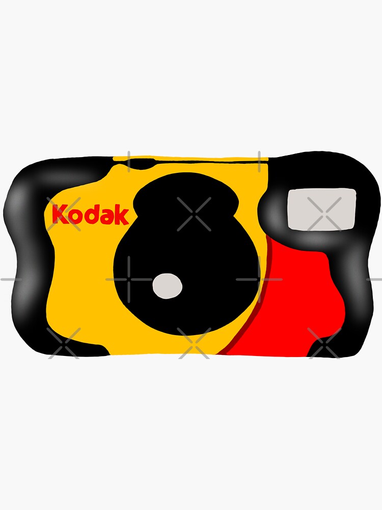 "Kodak Disposable Camera" Sticker by Jennakama Redbubble