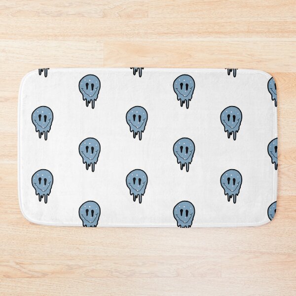 Item preview, pastel blue star drippy smiley face  designed and sold by zarapatel.