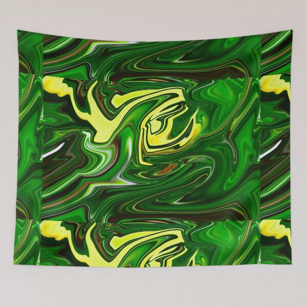 Item preview, Green and yellow marble pattern designed and sold by Soumita.