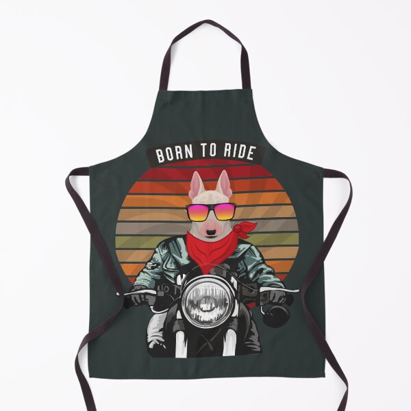 Item preview, Bull Terrier Bike Rider Born To Ride designed and sold by havefun43.