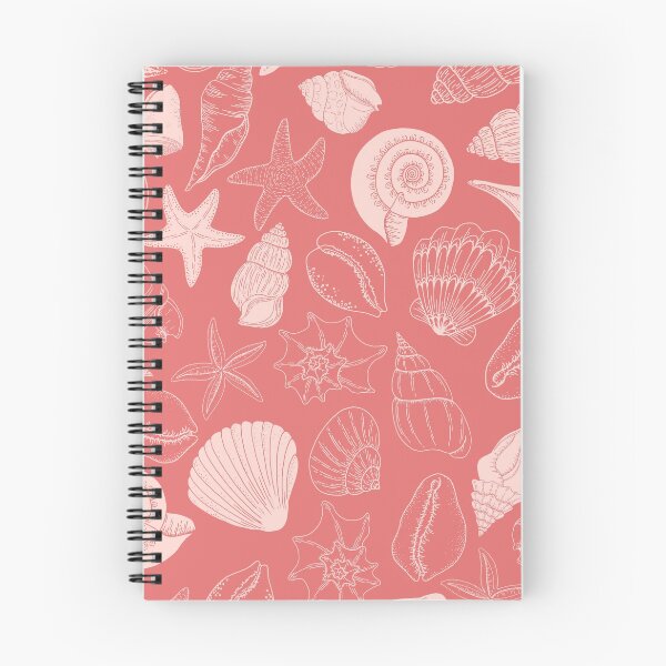 Item preview, Warm Pink Sea Shells and Starfish Pattern designed and sold by gimmesometees.