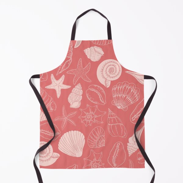 Item preview, Warm Pink Sea Shells and Starfish Pattern designed and sold by gimmesometees.
