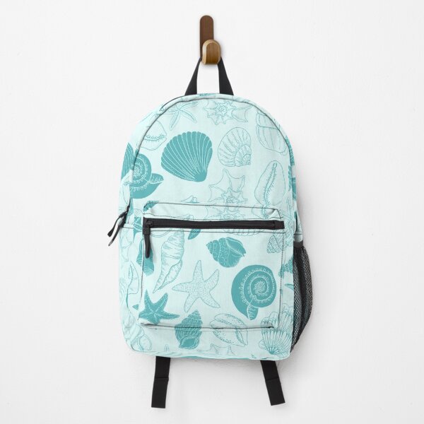 Item preview, Sea Breeze Blue Seashells and Starfish Pattern designed and sold by gimmesometees.