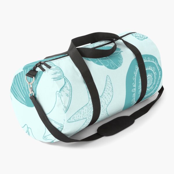 Item preview, Sea Breeze Blue Seashells and Starfish Pattern designed and sold by gimmesometees.