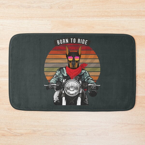 Item preview, Doberman Bike Rider Born To Ride designed and sold by havefun43.