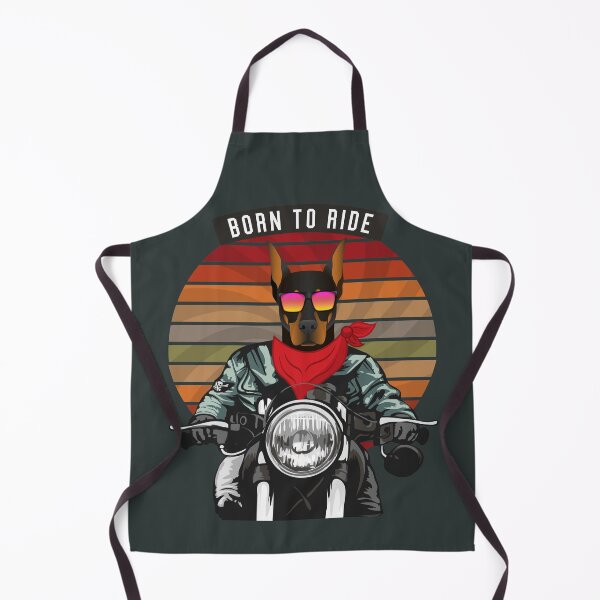 Item preview, Doberman Bike Rider Born To Ride designed and sold by havefun43.