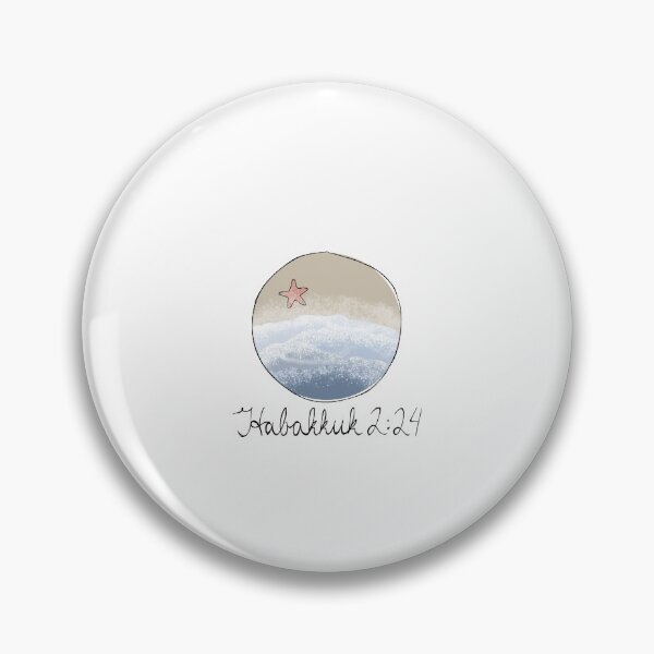 Item preview, Seafoam in the tide - Habakkuk 2:24 designed and sold by Mustard-Seeds.