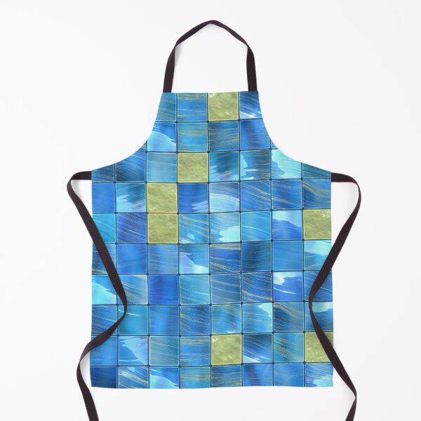 Item preview, Blue Golden Tiles designed and sold by Sybille-Yates.