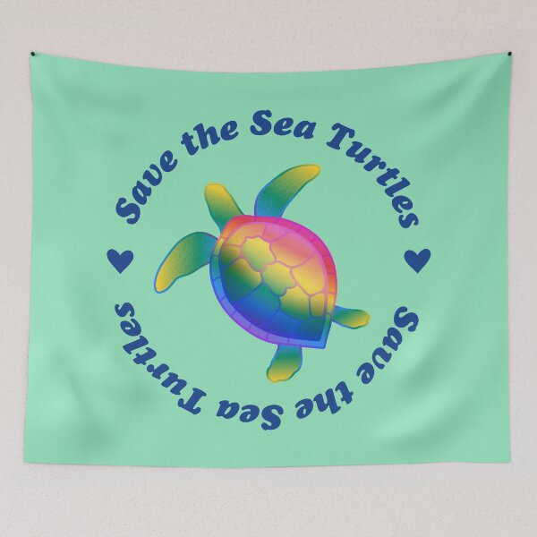 Item preview, save the sea turtles designed and sold by prismatic paper co.