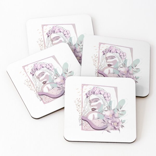 Item preview, Line Art With Flowers designed and sold by ohdaintyduck.
