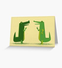 Later Gator Greeting Card