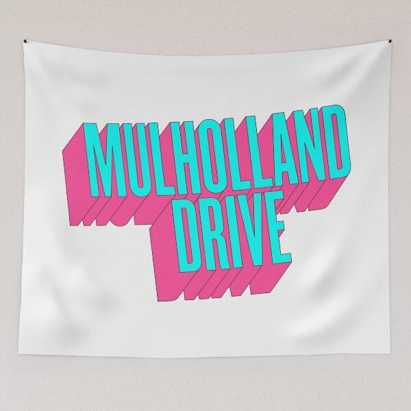 Item preview, Mulholland Drive California 3D Neon Retro designed and sold by modeoftravel.