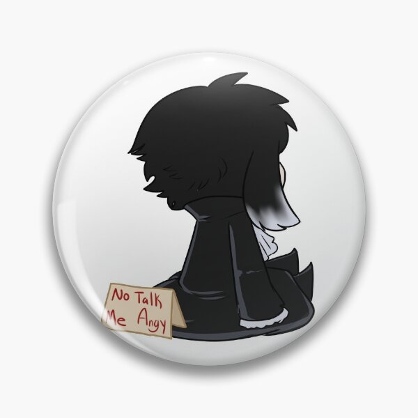 Item preview, No talk, Me angy  designed and sold by Noctis Cael.