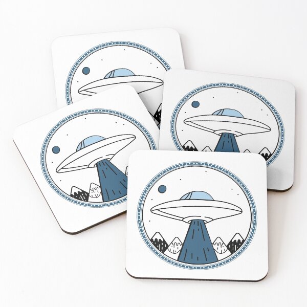 Item preview, UFO Mountains Graphic designed and sold by justinf24.