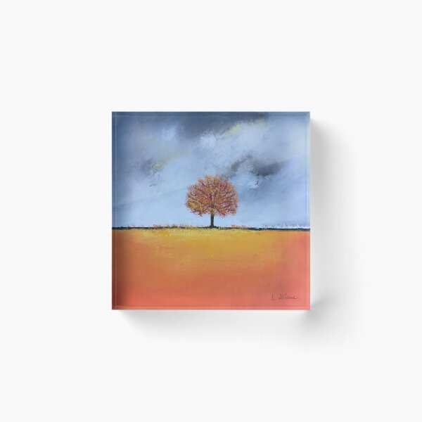 Item preview, Orange poetry tree designed and sold by Lydie Allaire Allaire.