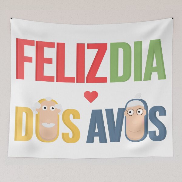 Item preview, Feliz dia dos avós - Grandparents day 2020 designed and sold by Giacob.