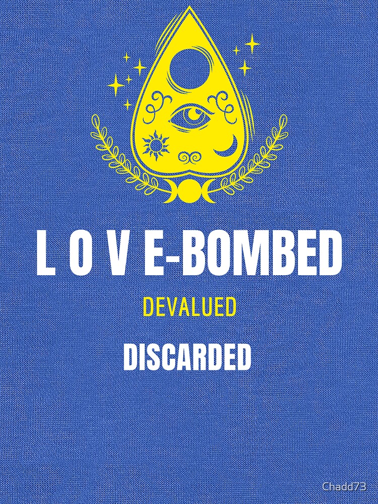 "Love Bombed Devalued Discarded Narcissistic abuse three stages