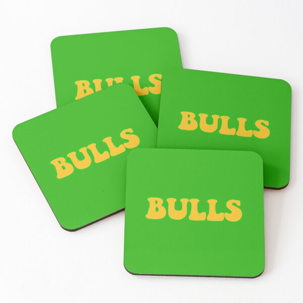 Item preview, gold bulls with green outline designed and sold by Lauren  paige.