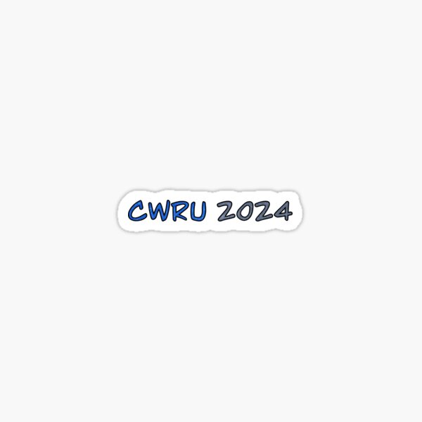 "CWRU 2024" Sticker for Sale by superelephant Redbubble